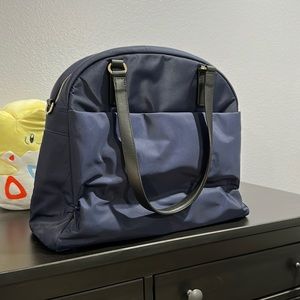 Lo & Sons O.G. 2 - Navy - Gold Hardware - Camel interior - Strap & dust bag inc